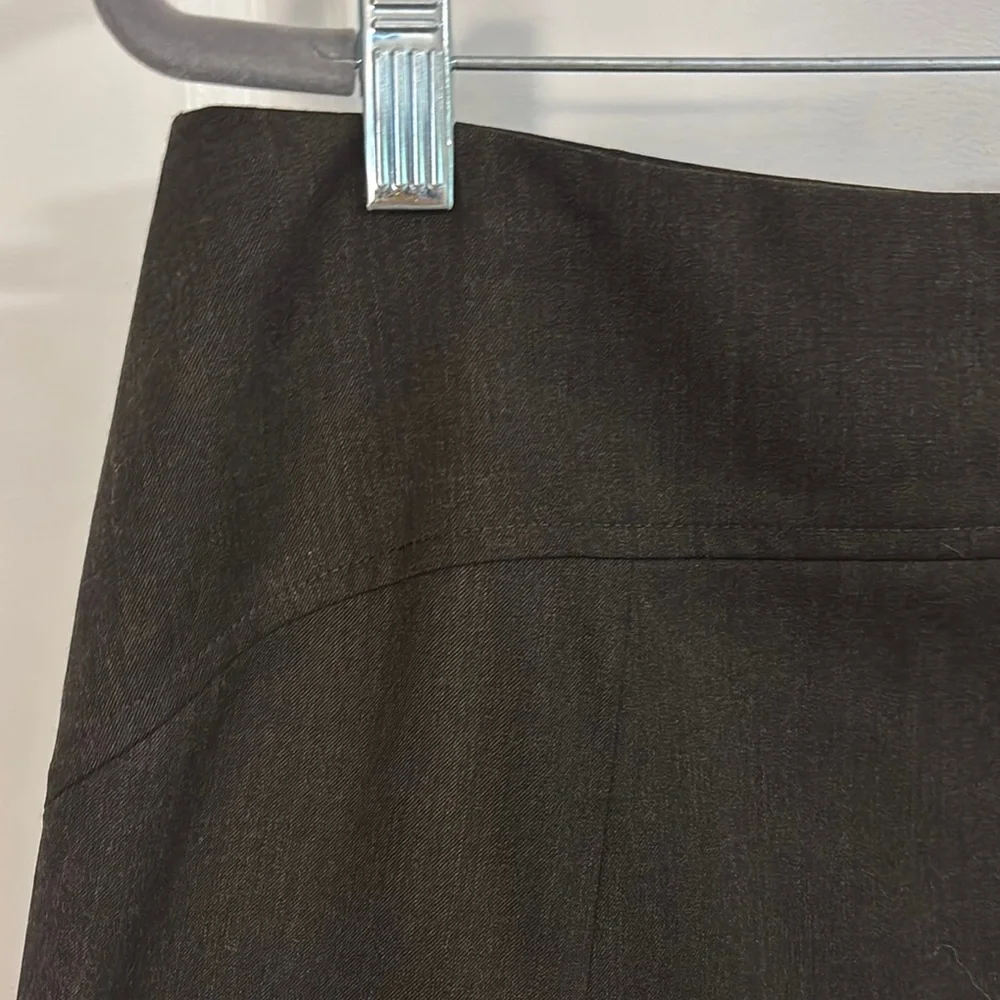 Lafayette 148 NY Skirt Brown Lightweight Virgin Wool A-Line  Size 12‎ Like New